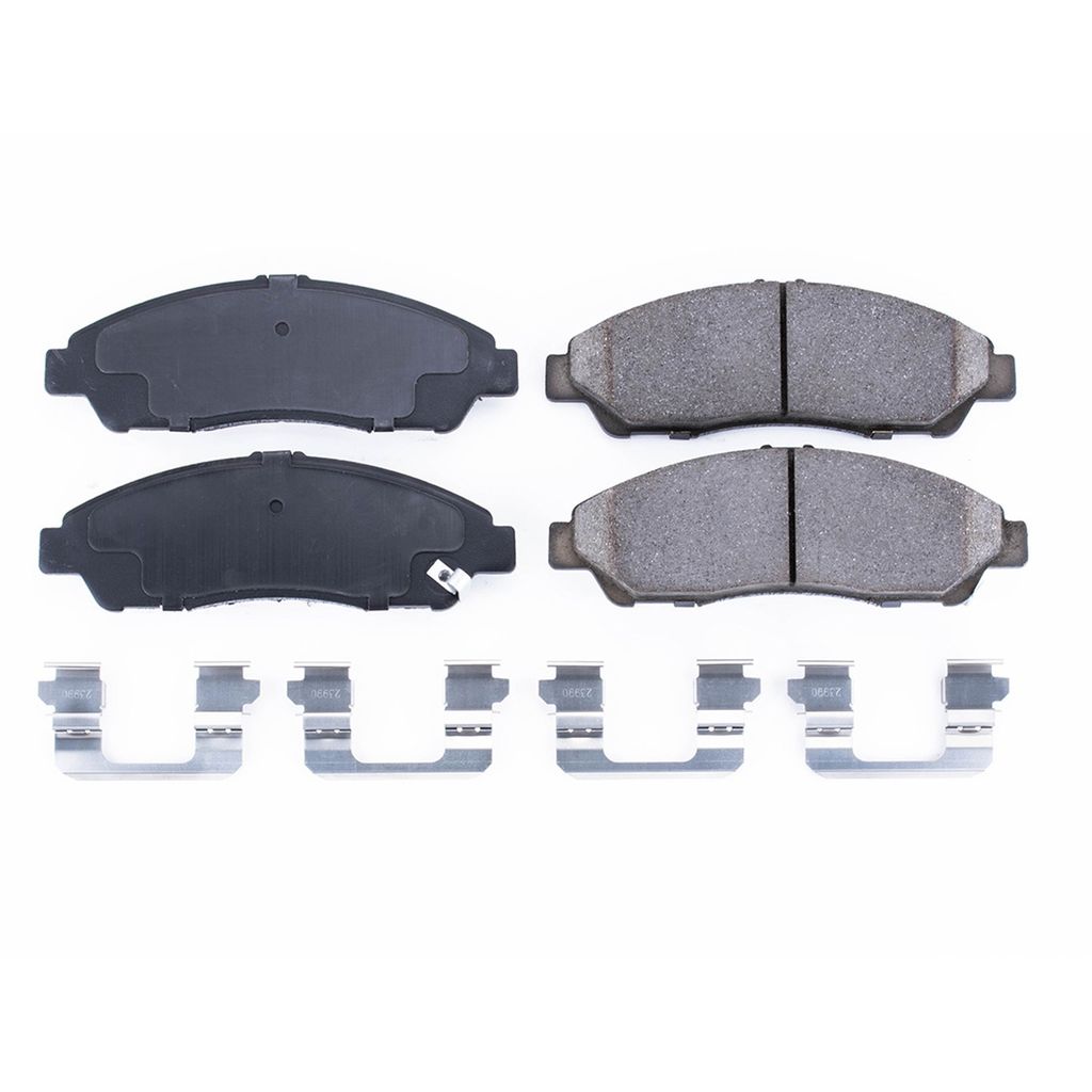 PowerStop 17-1378 - Z17 Low Dust Evolution Ceramic Brake Pads with Hardware