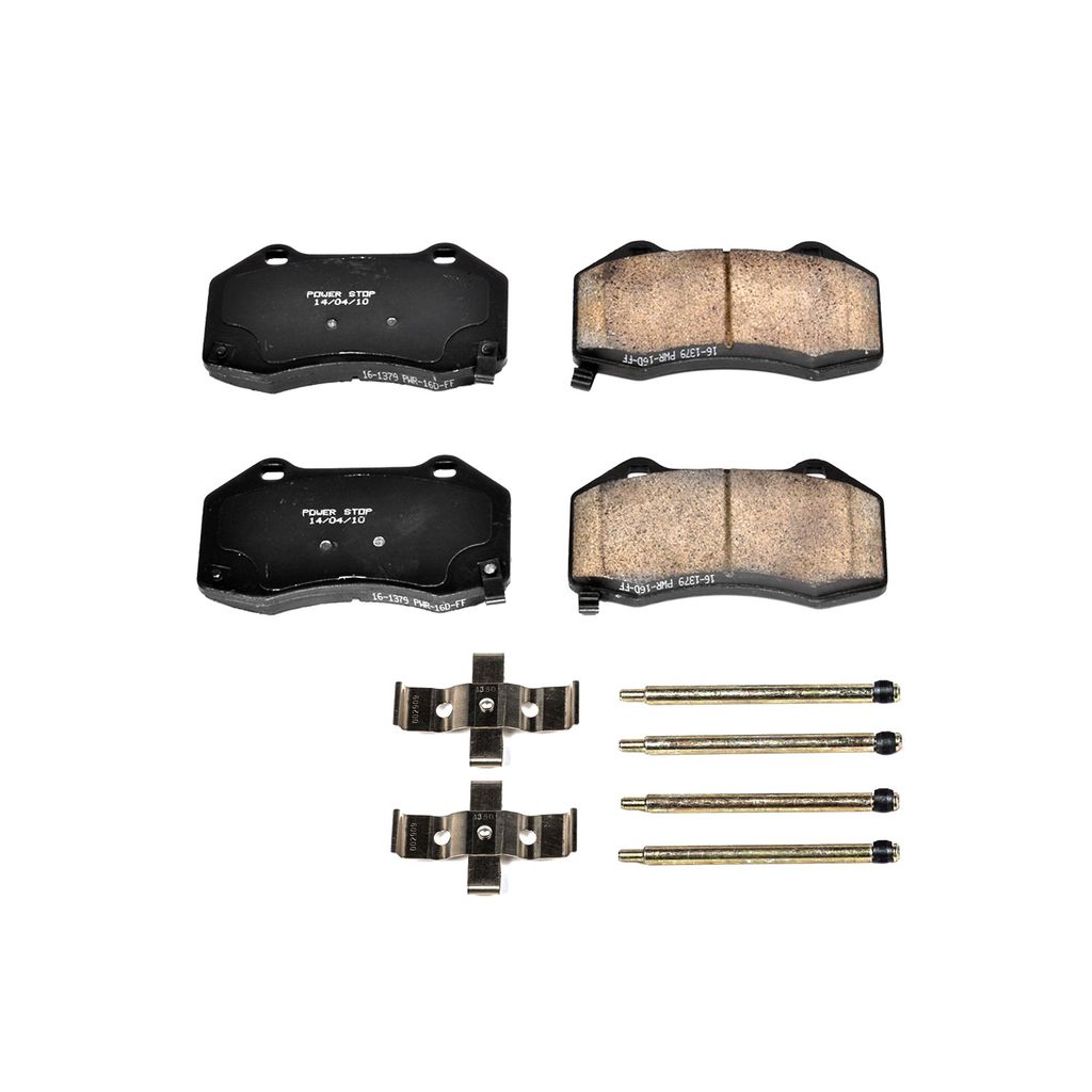 PowerStop 17-1379 - Z17 Low Dust Evolution Ceramic Brake Pads with Hardware