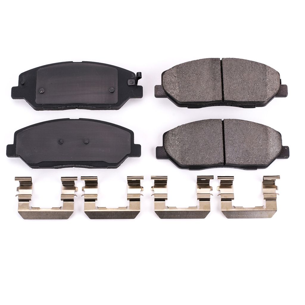PowerStop 17-1384 - Z17 Low Dust Evolution Ceramic Brake Pads with Hardware