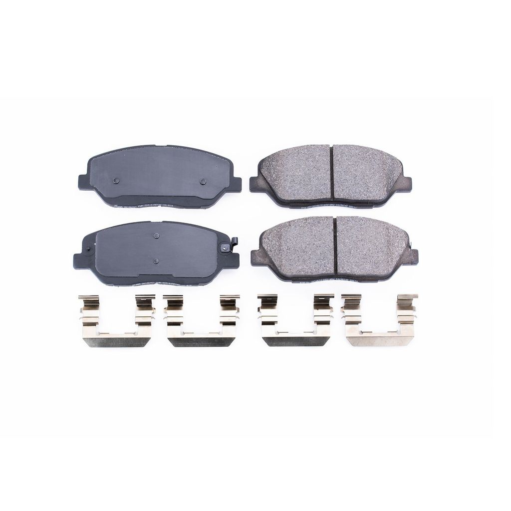PowerStop 17-1385 - Z17 Low Dust Evolution Ceramic Brake Pads with Hardware