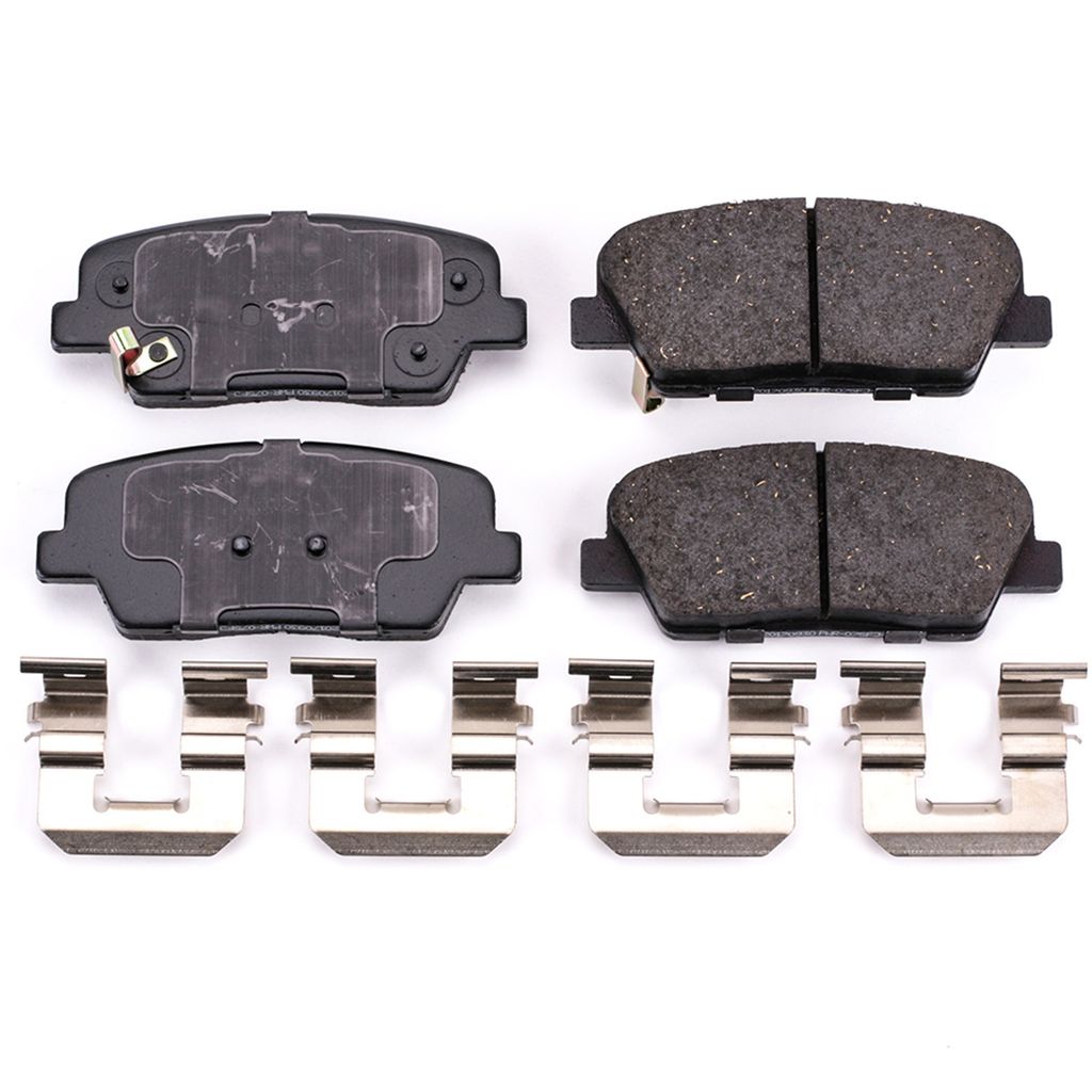 PowerStop 17-1387 - Z17 Low Dust Evolution Ceramic Brake Pads with Hardware