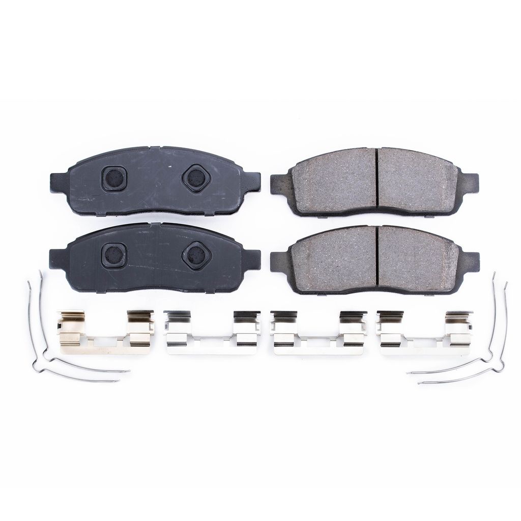 PowerStop 17-1392 - Z17 Low Dust Evolution Ceramic Brake Pads with Hardware
