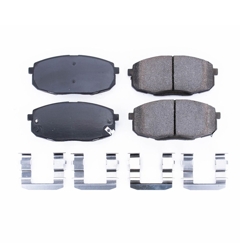PowerStop 17-1397 - Z17 Low Dust Evolution Ceramic Brake Pads with Hardware