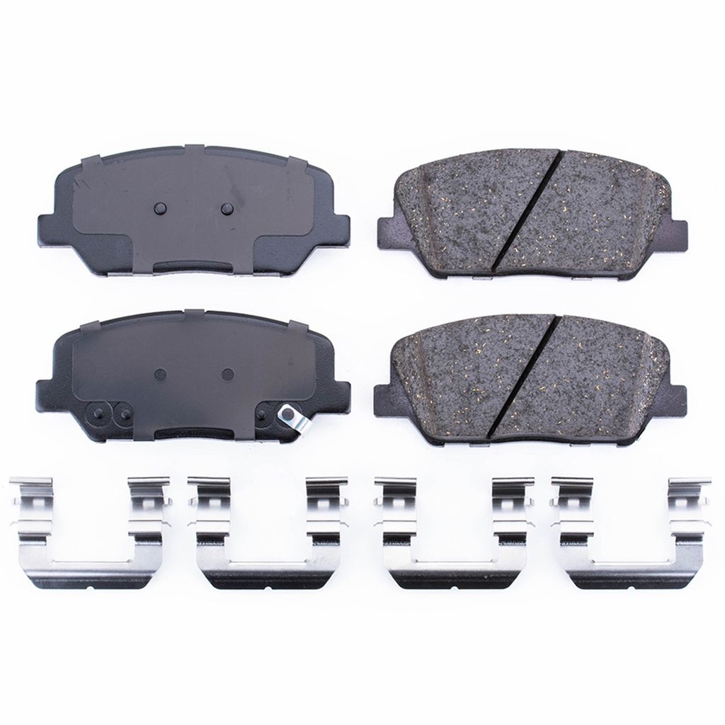 PowerStop 17-1413 - Z17 Low Dust Evolution Ceramic Brake Pads with Hardware