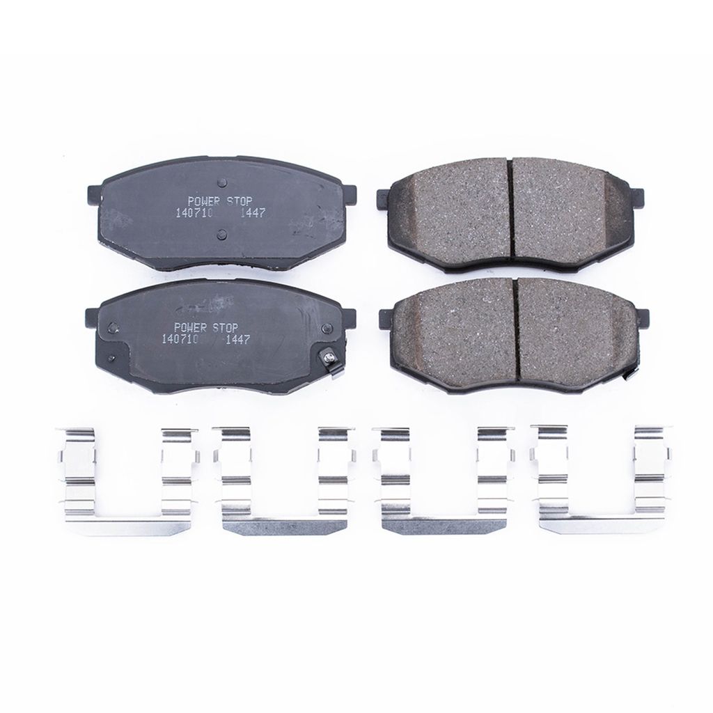 PowerStop 17-1447 - Z17 Low Dust Evolution Ceramic Brake Pads with Hardware