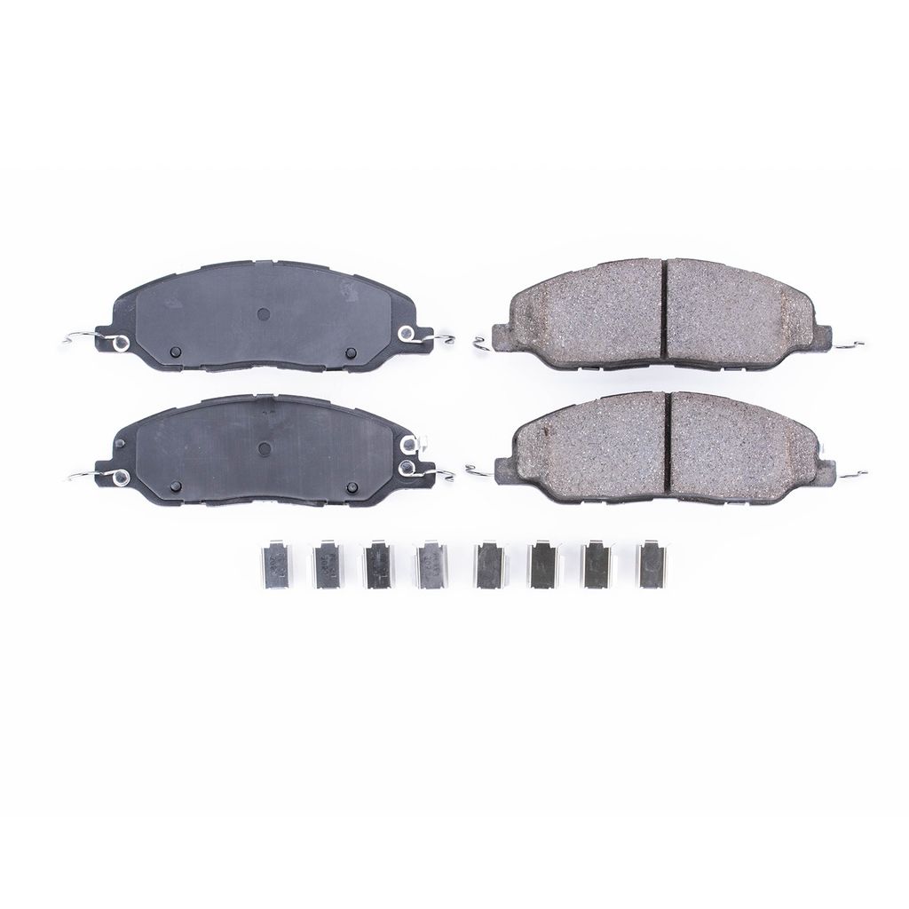 PowerStop 17-1463 - Z17 Low Dust Evolution Ceramic Brake Pads with Hardware