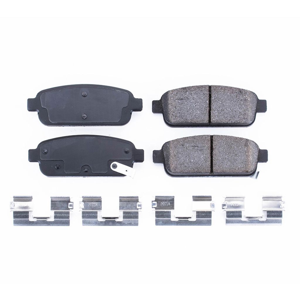 PowerStop 17-1468 - Z17 Low Dust Evolution Ceramic Brake Pads with Hardware