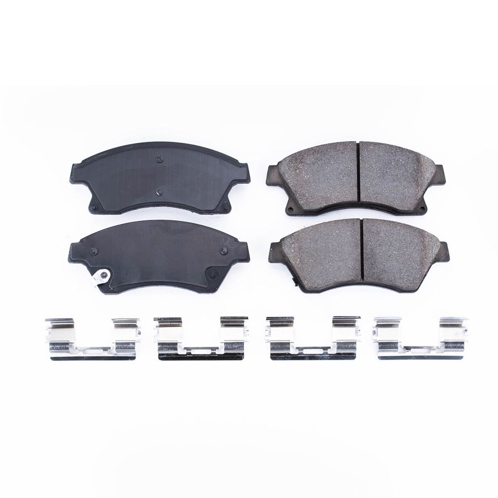 PowerStop 17-1522 - Z17 Low Dust Evolution Ceramic Brake Pads with Hardware