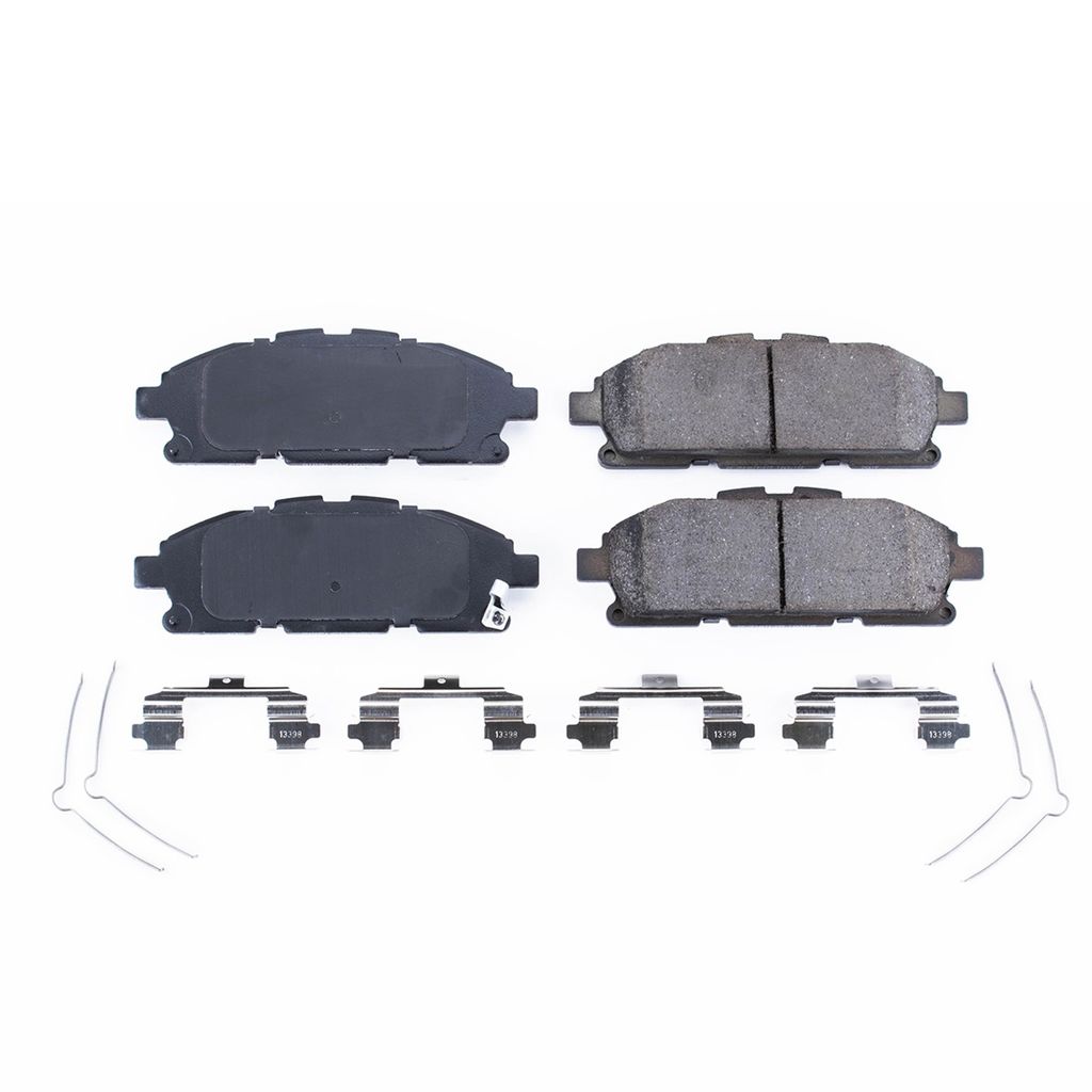 PowerStop 17-1552 - Z17 Low Dust Evolution Ceramic Brake Pads with Hardware