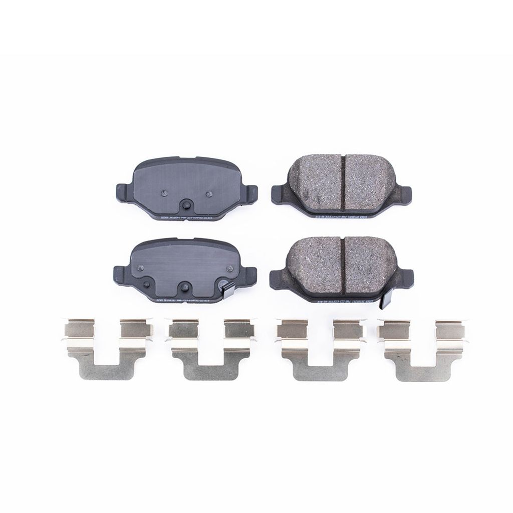 PowerStop 17-1569 - Z17 Low Dust Evolution Ceramic Brake Pads with Hardware