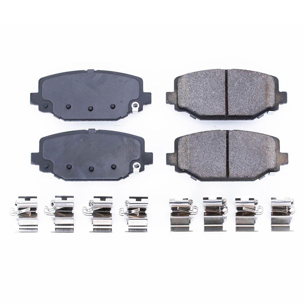 PowerStop 17-1596 - Z17 Low Dust Evolution Ceramic Brake Pads with Hardware