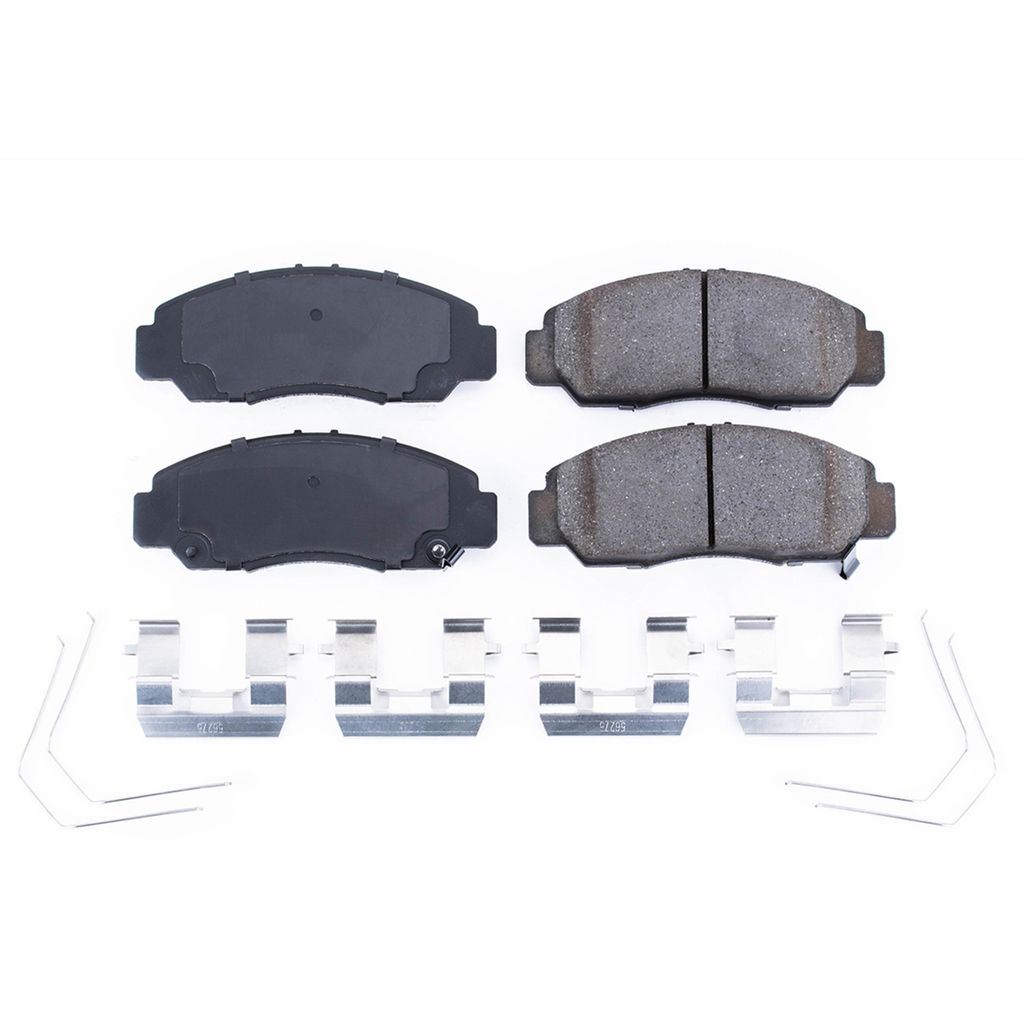 PowerStop 17-1608 - Z17 Low Dust Evolution Ceramic Brake Pads with Hardware