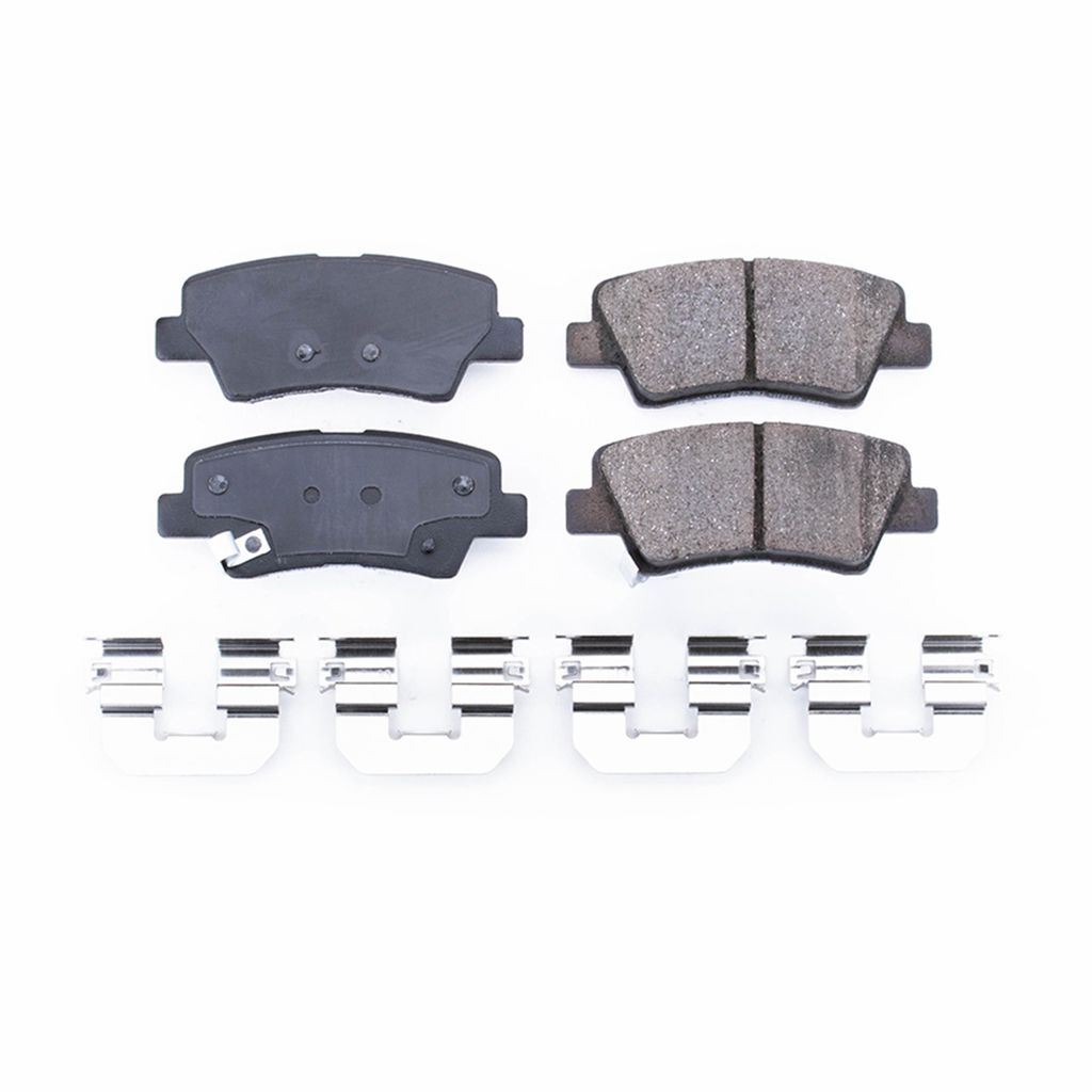 PowerStop 17-1848 - Z17 Low Dust Evolution Ceramic Brake Pads with Hardware