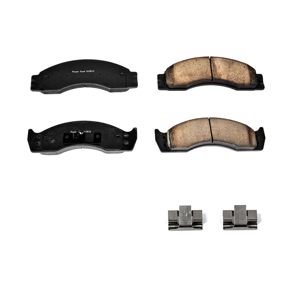 PowerStop 17-411 - Z17 Low Dust Evolution Ceramic Brake Pads with Hardware