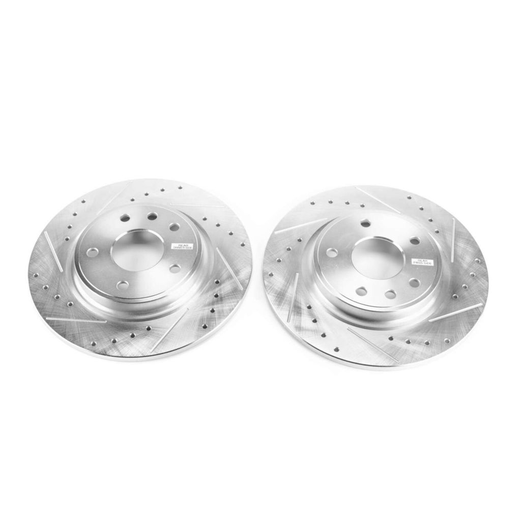 PowerStop AR8600XPR - PowerStop Evolution Performance Drilled, Slotted & Plated Brake Rotor Pair