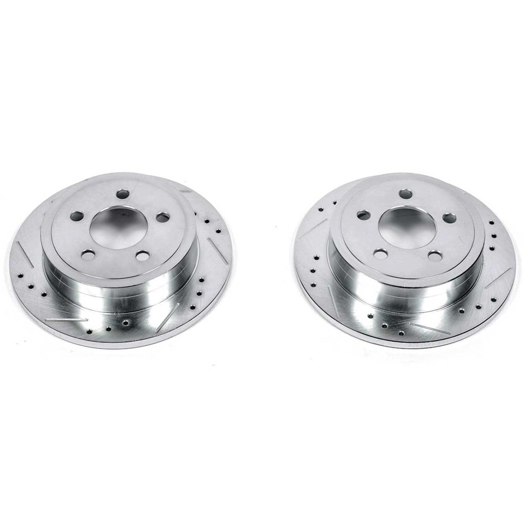 PowerStop AR8768XPR - PowerStop Evolution Performance Drilled, Slotted & Plated Brake Rotor Pair