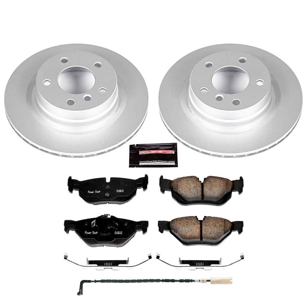 PowerStop CRK044 - Z23 Geomet High Carbon Rotor and Carbon Fiber Pad Kit