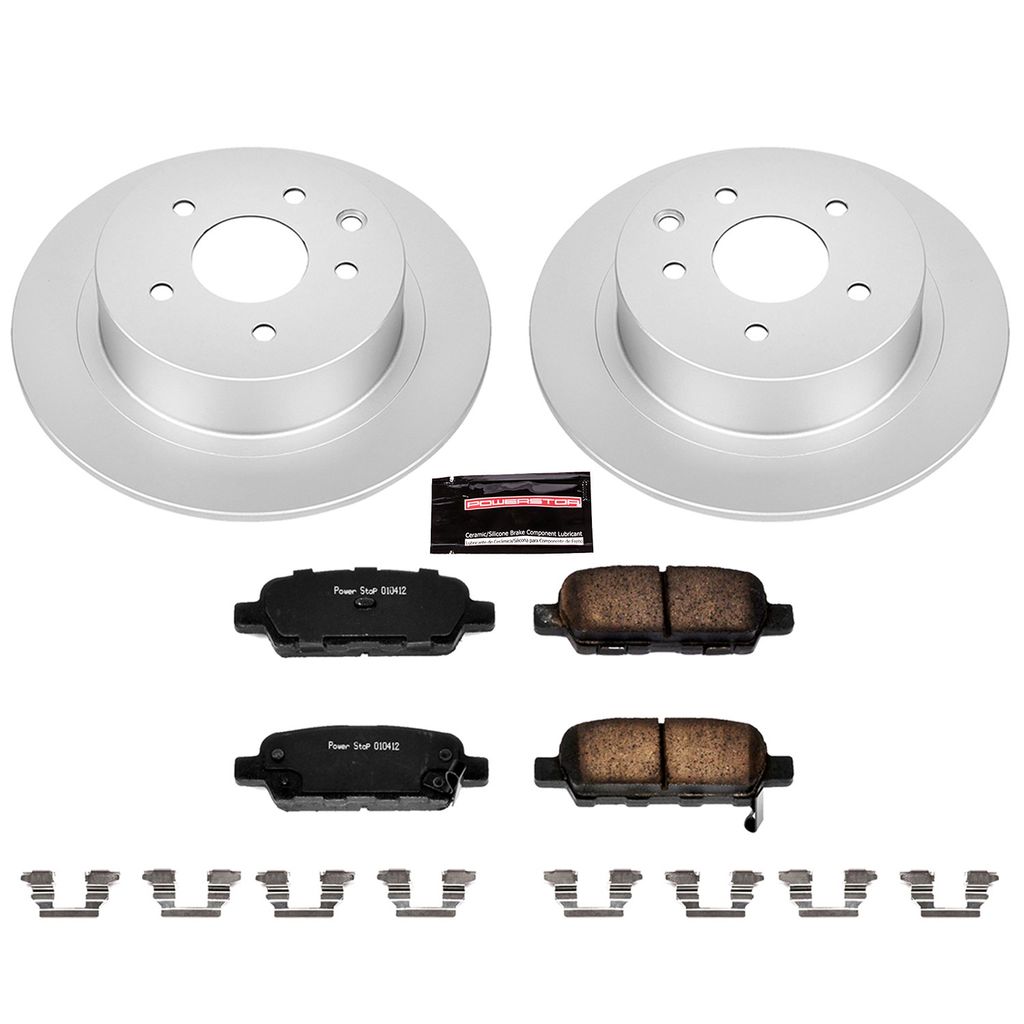 Z17 Geomet Coated Rotor and Low Dust Brake Pad Kit