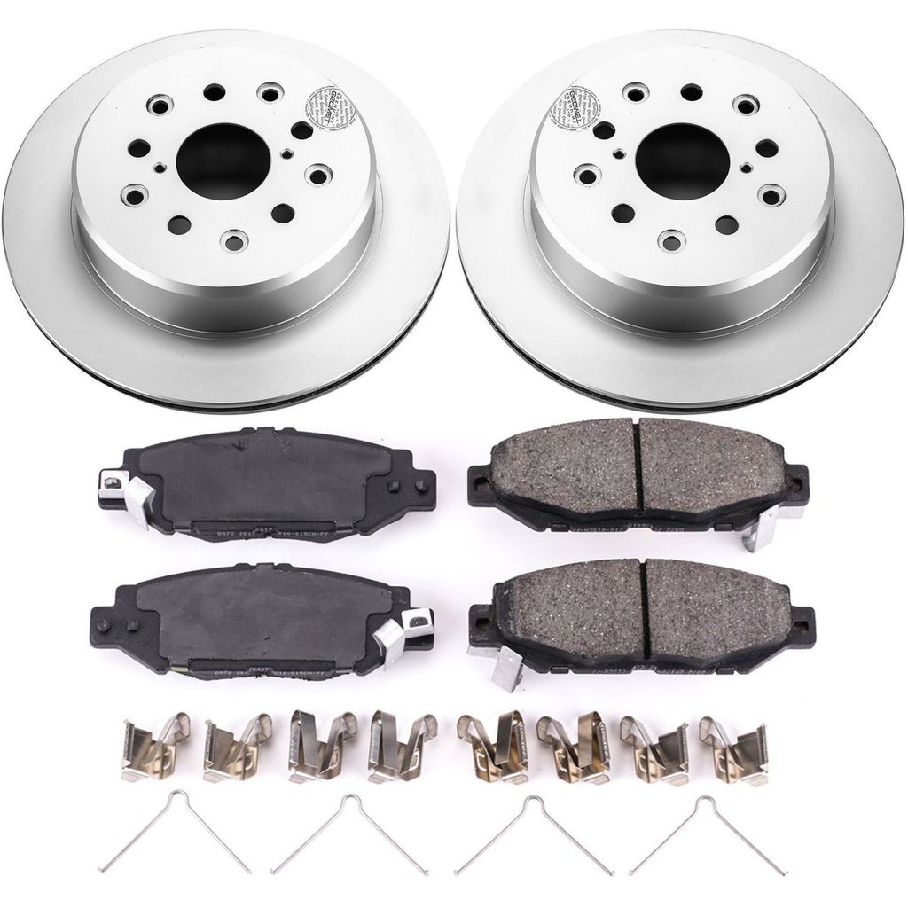 Z17 Geomet Coated Rotor and Low Dust Brake Pad Kit
