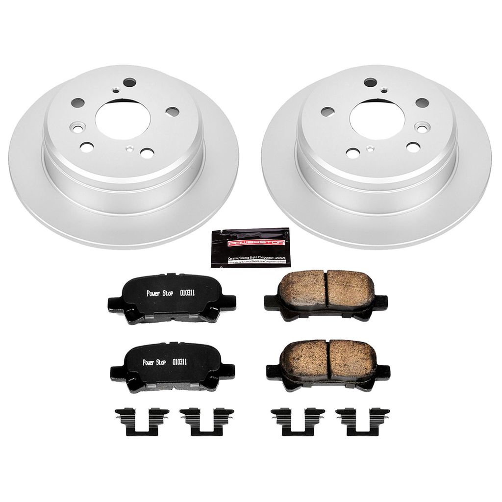 Z17 Geomet Coated Rotor and Low Dust Brake Pad Kit