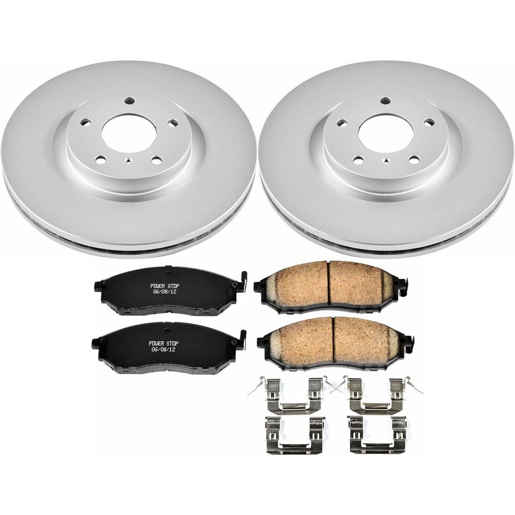Z17 Geomet Coated Rotor and Low Dust Brake Pad Kit