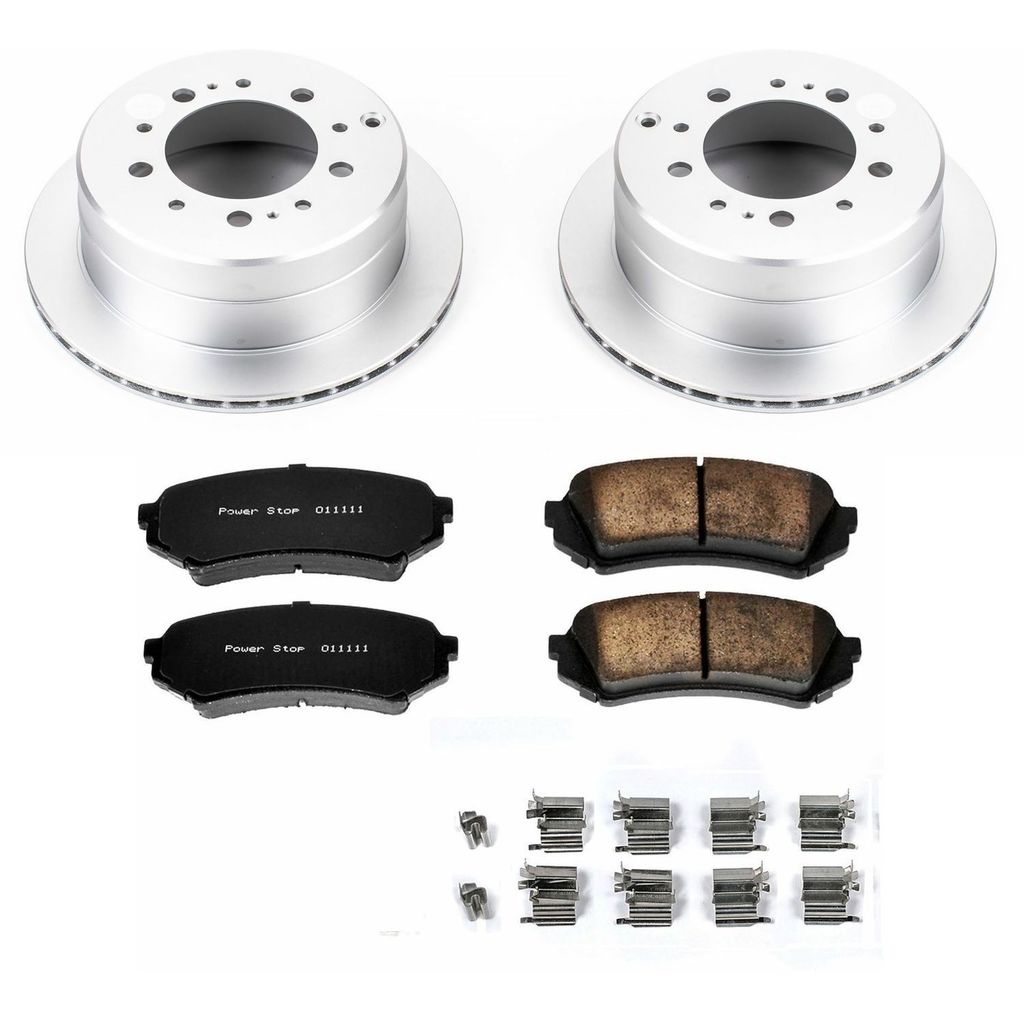 Z17 Geomet Coated Rotor and Low Dust Brake Pad Kit