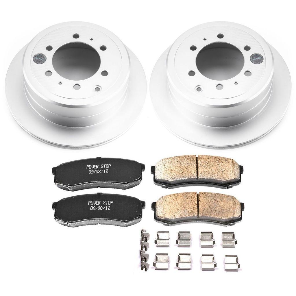Z17 Geomet Coated Rotor and Low Dust Brake Pad Kit