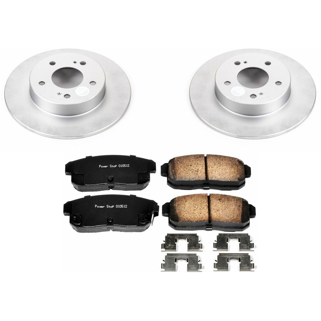 PowerStop CRK1169 - Z17 Geomet Coated Rotor and Low Dust Brake Pad Kit