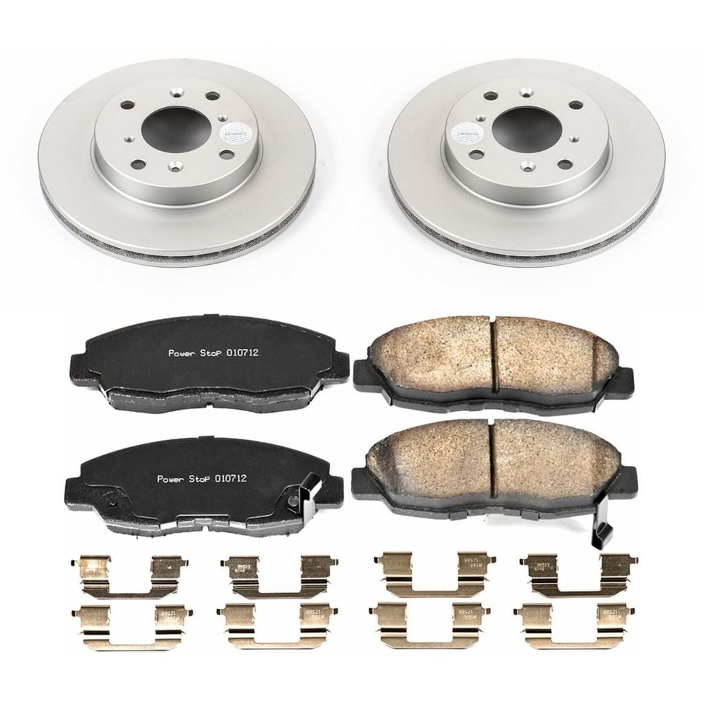 PowerStop CRK1239 - Z17 Geomet Coated Rotor and Low Dust Brake Pad Kit