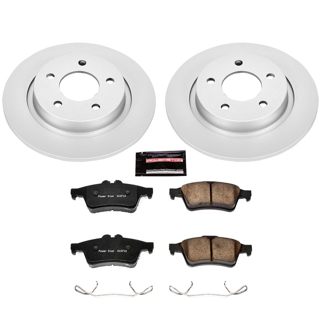 Z17 Geomet Coated Rotor and Low Dust Brake Pad Kit