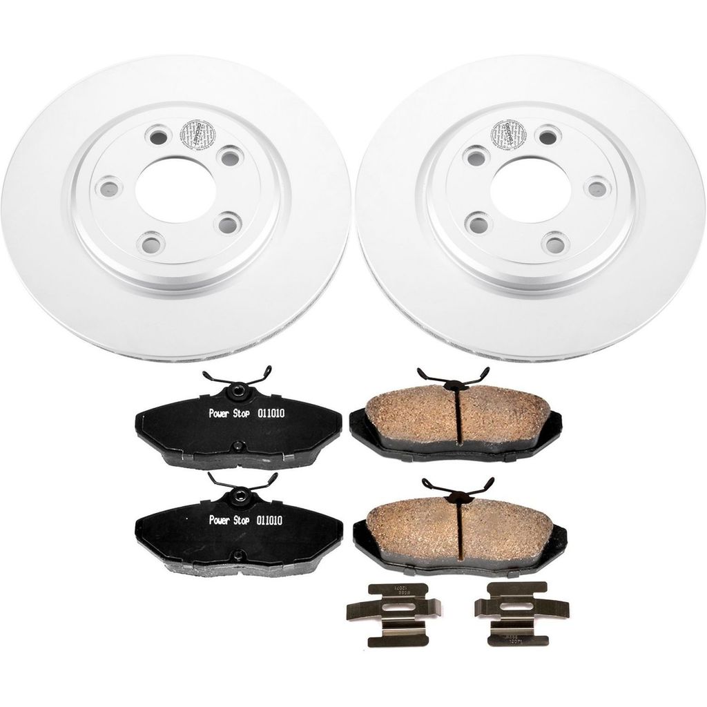 Z17 Geomet Coated Rotor and Low Dust Brake Pad Kit