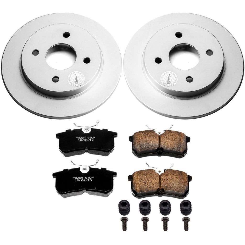 Z17 Geomet Coated Rotor and Low Dust Brake Pad Kit
