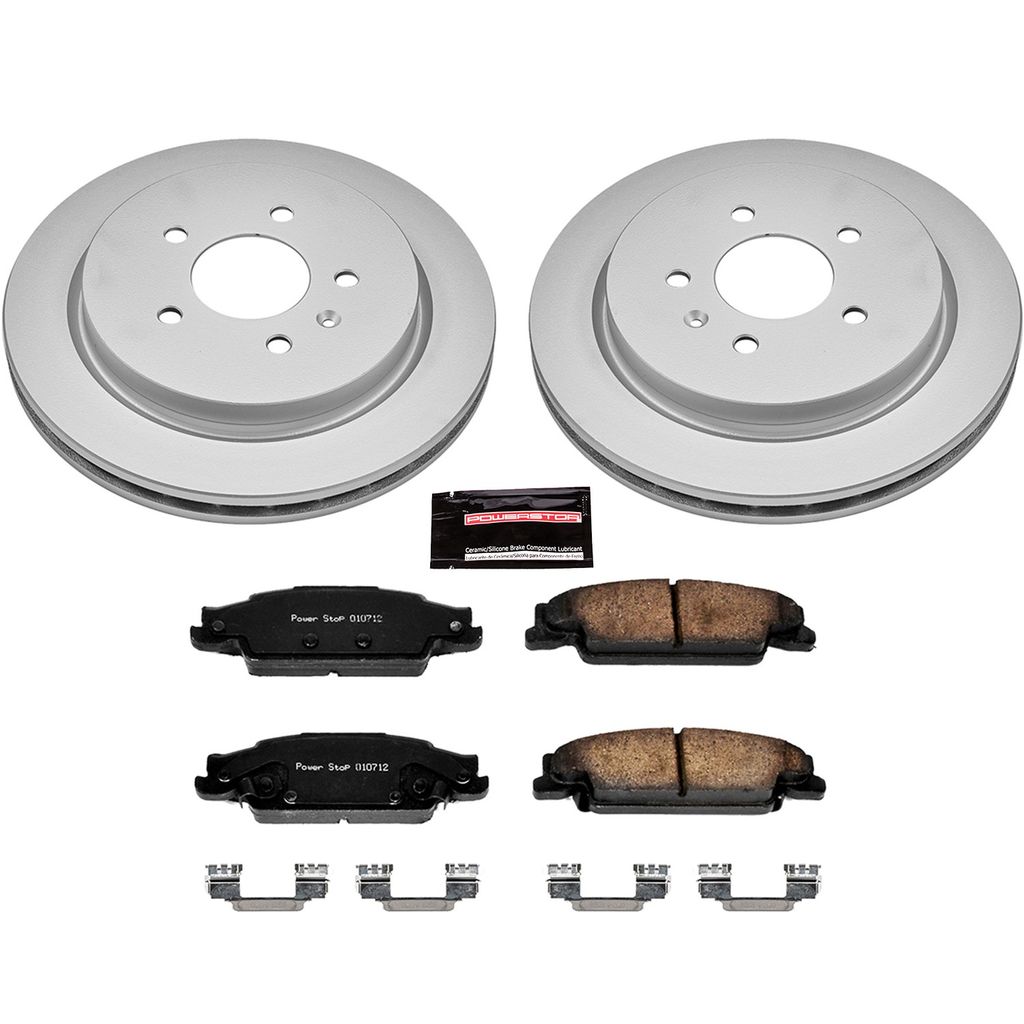 Z17 Geomet Coated Rotor and Low Dust Brake Pad Kit