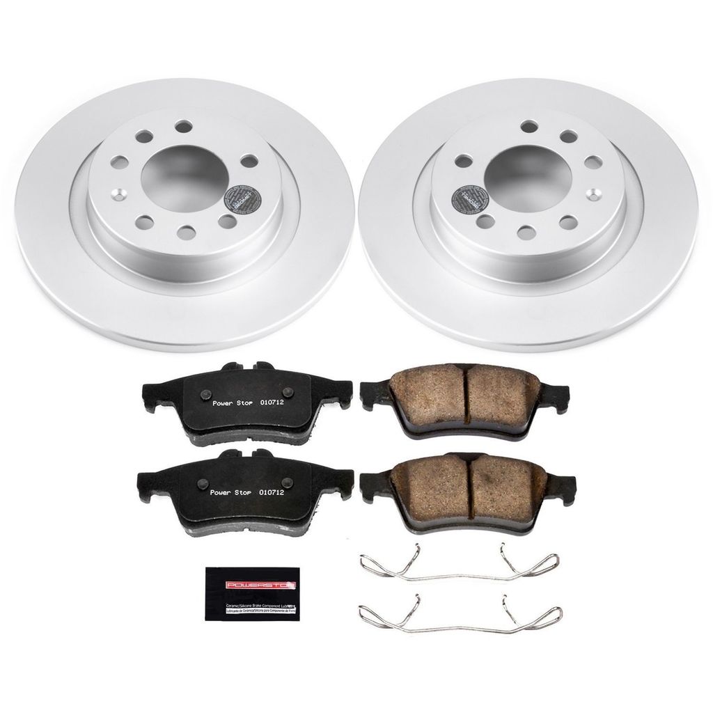 Z17 Geomet Coated Rotor and Low Dust Brake Pad Kit