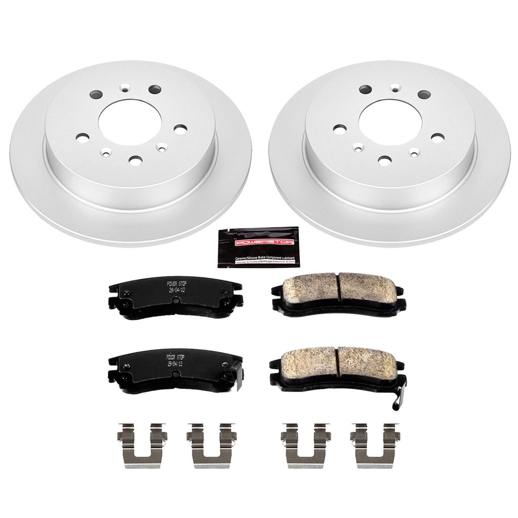 Z17 Geomet Coated Rotor and Low Dust Brake Pad Kit