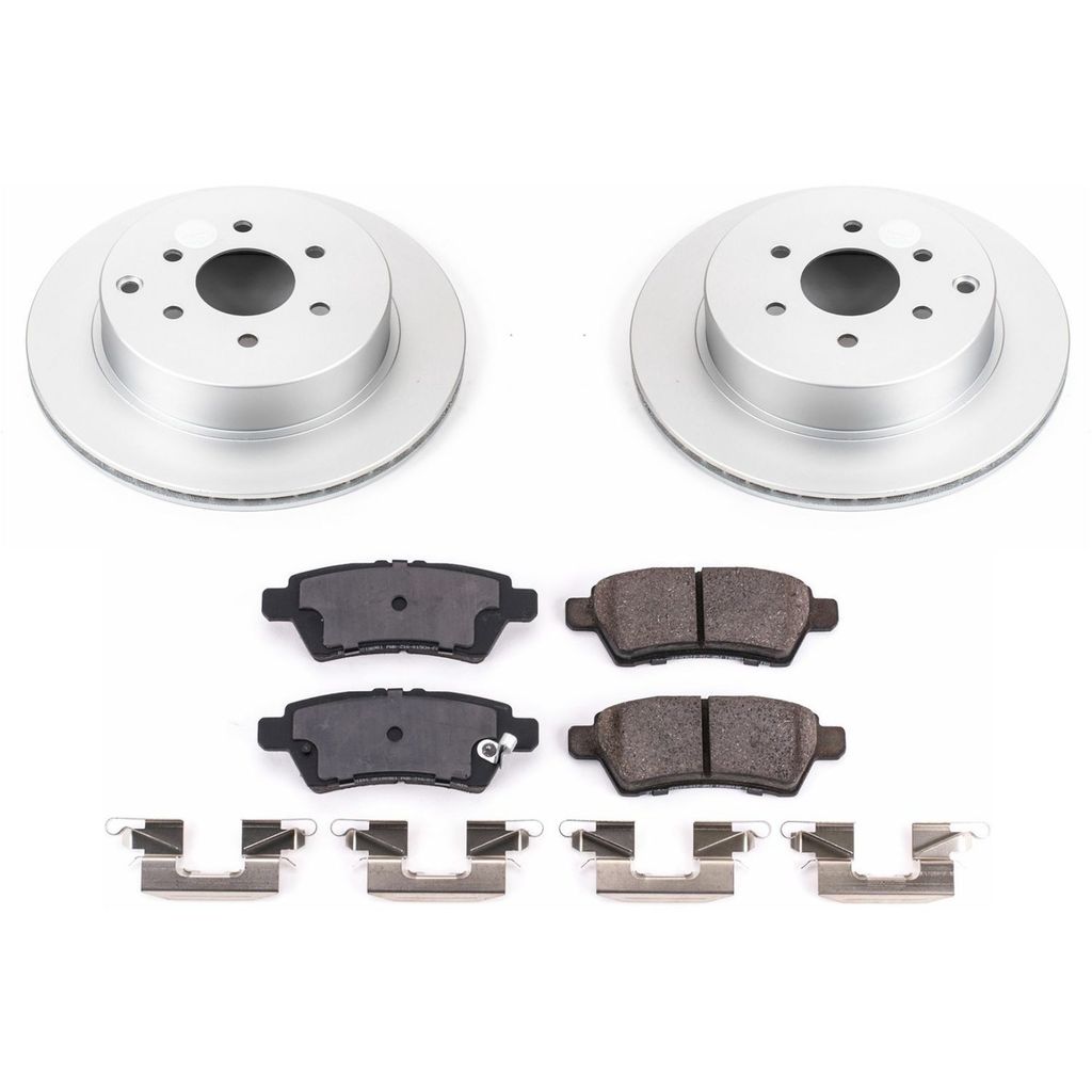 Z17 Geomet Coated Rotor and Low Dust Brake Pad Kit