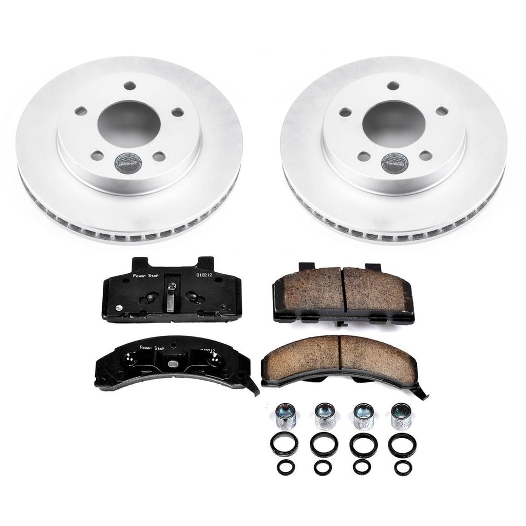 PowerStop CRK1487 - Z17 Geomet Coated Rotor and Low Dust Brake Pad Kit