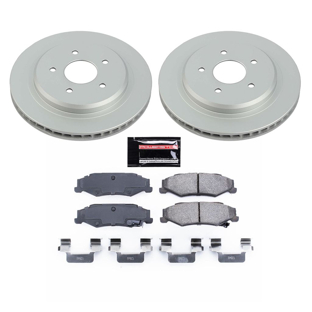 Z17 Geomet Coated Rotor and Low Dust Brake Pad Kit