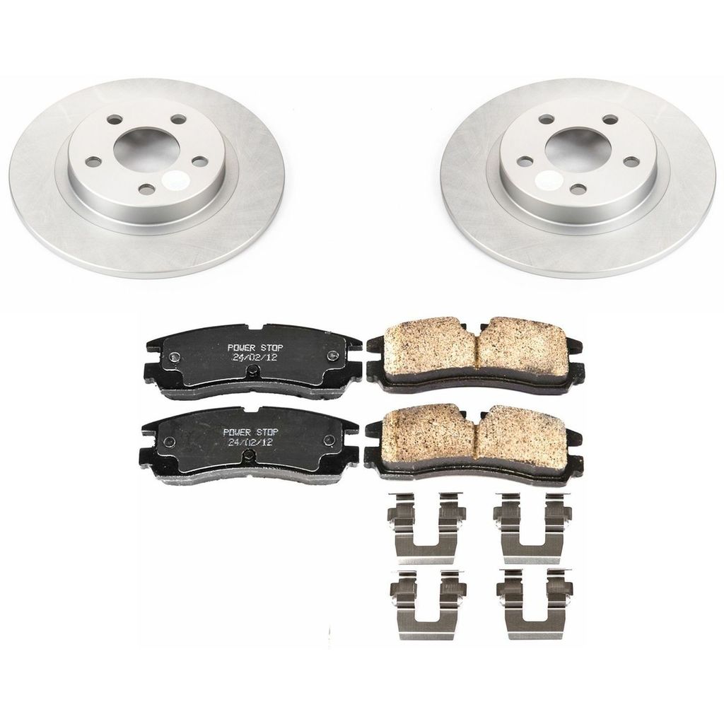 Z17 Geomet Coated Rotor and Low Dust Brake Pad Kit