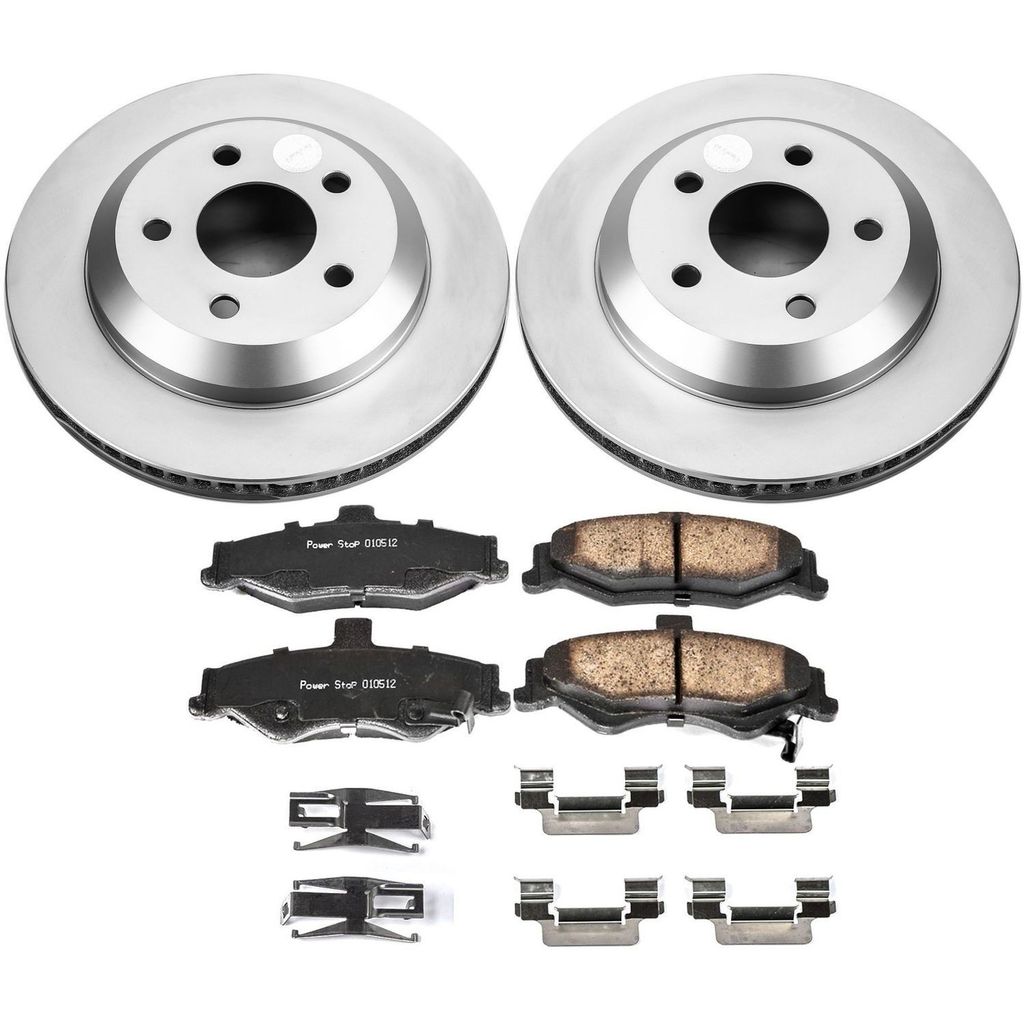 Z17 Geomet Coated Rotor and Low Dust Brake Pad Kit