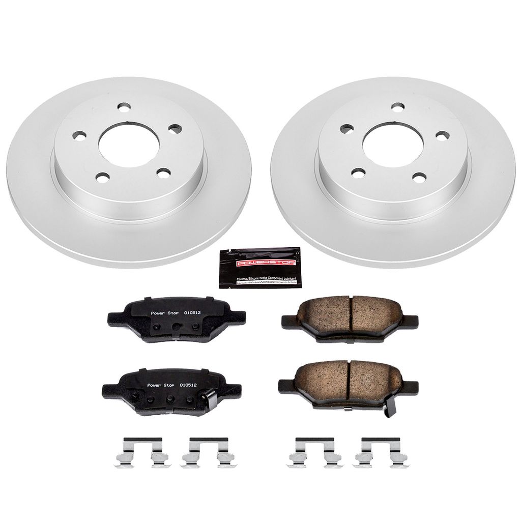 Z17 Geomet Coated Rotor and Low Dust Brake Pad Kit