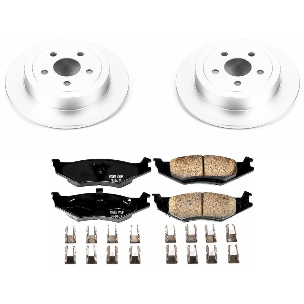 Z17 Geomet Coated Rotor and Low Dust Brake Pad Kit