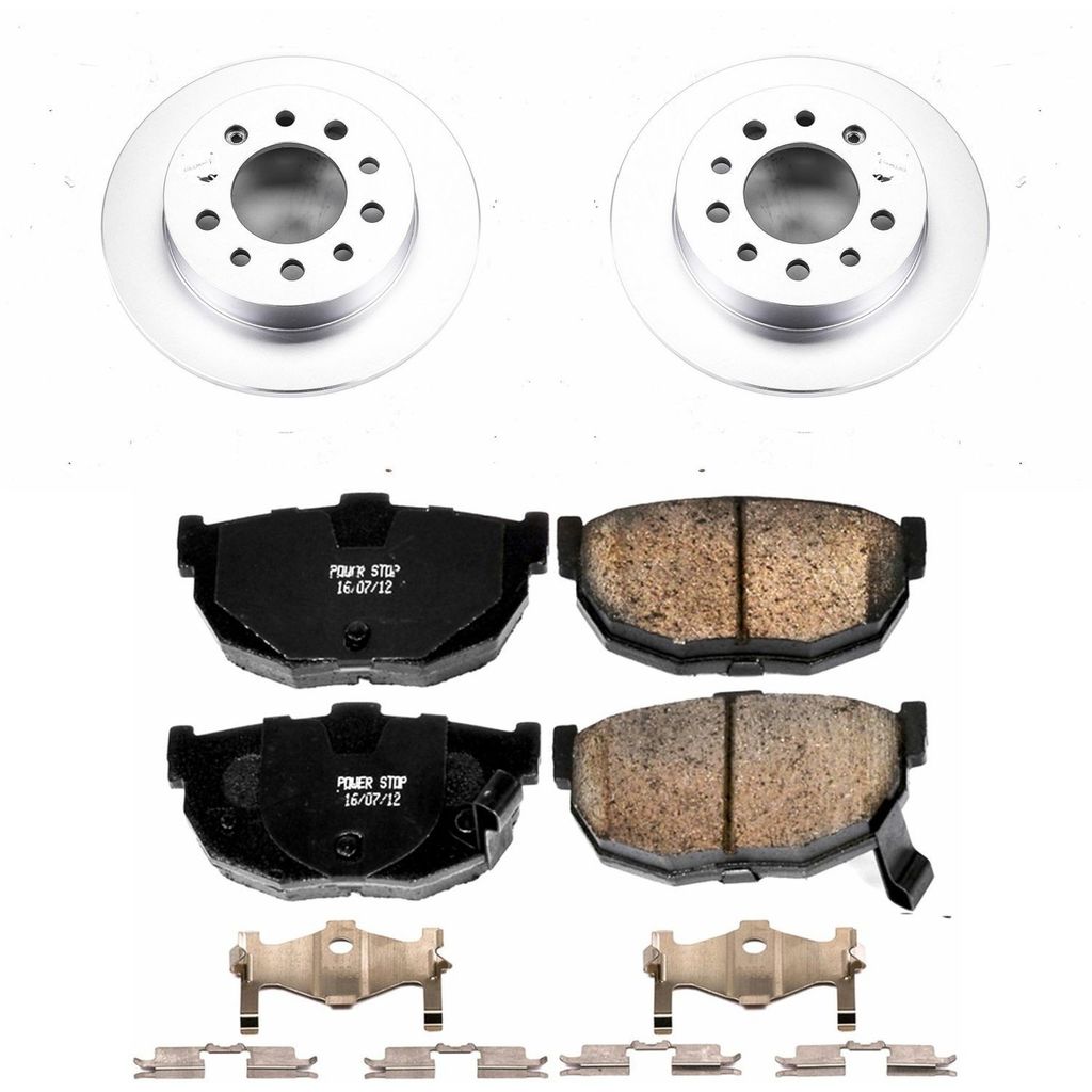 Z17 Geomet Coated Rotor and Low Dust Brake Pad Kit