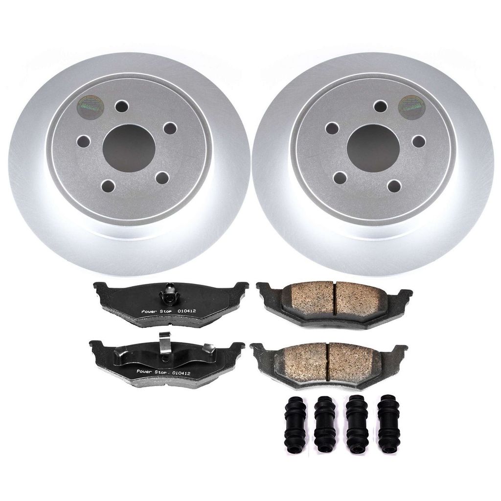 Z17 Geomet Coated Rotor and Low Dust Brake Pad Kit