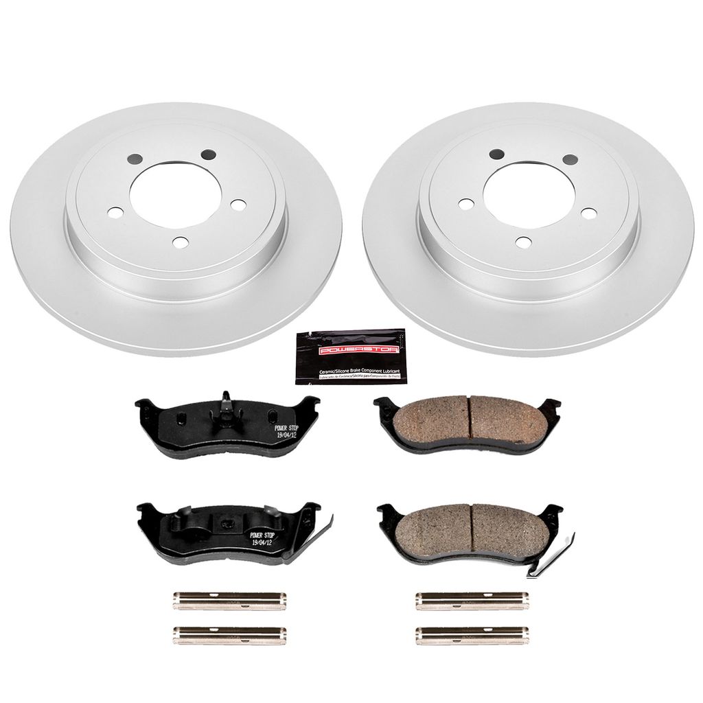 Z17 Geomet Coated Rotor and Low Dust Brake Pad Kit