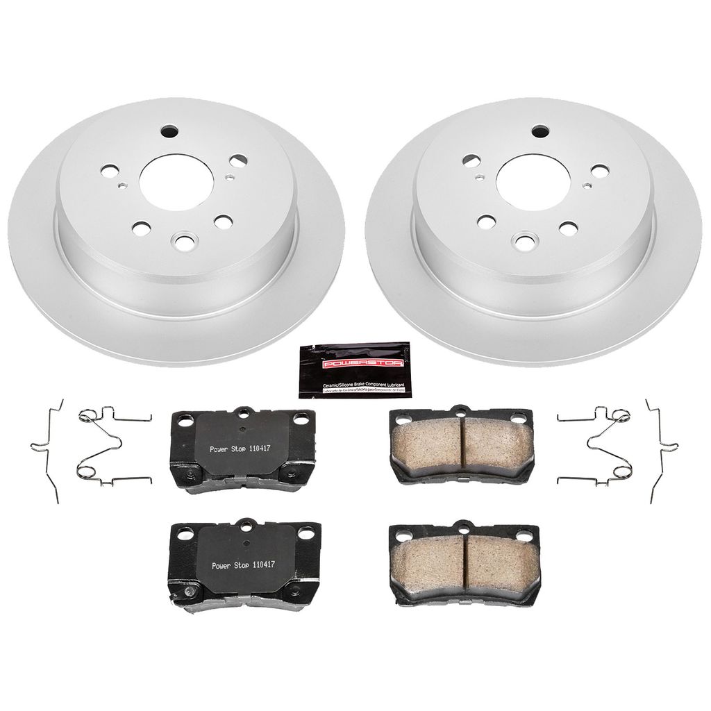 Z17 Geomet Coated Rotor and Low Dust Brake Pad Kit