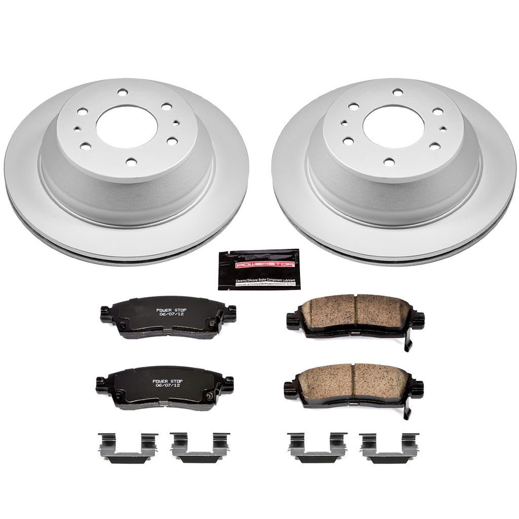 Z17 Geomet Coated Rotor and Low Dust Brake Pad Kit
