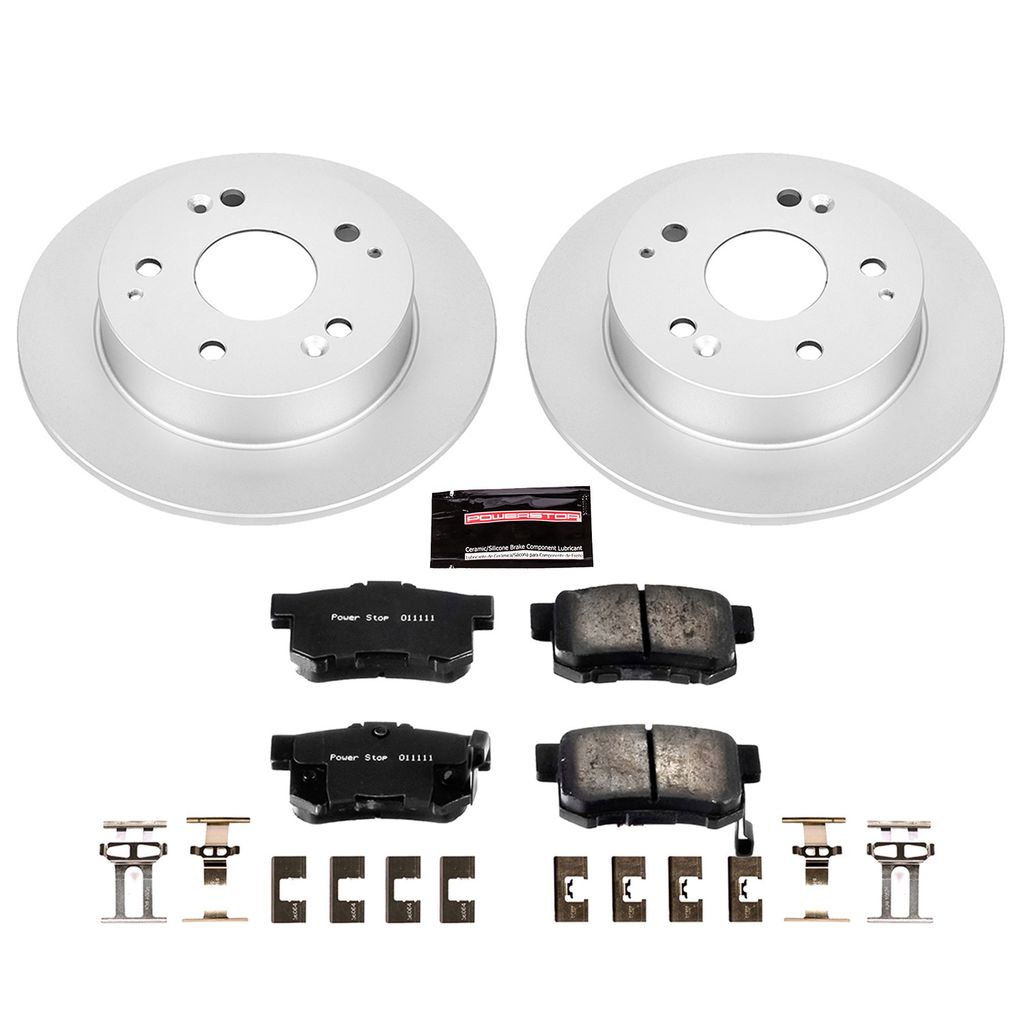 Z17 Geomet Coated Rotor and Low Dust Brake Pad Kit