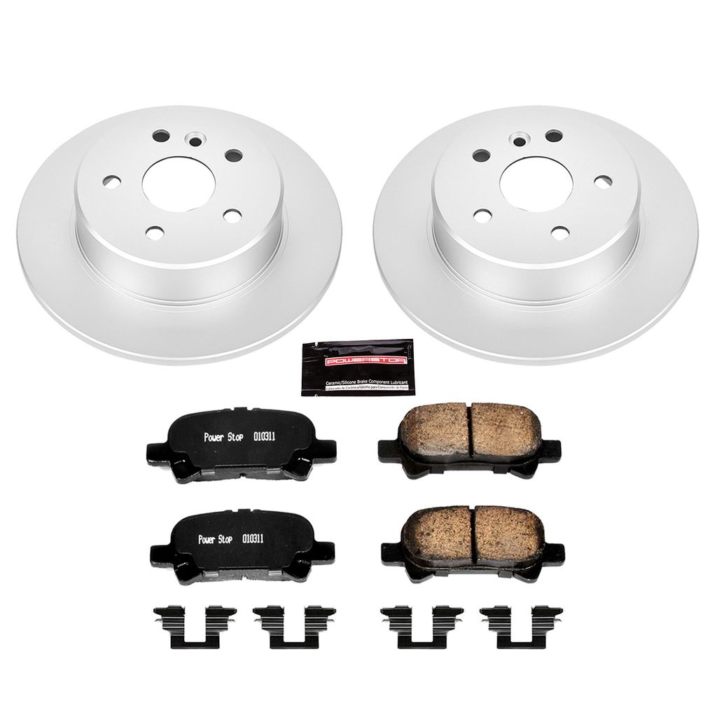 Z17 Geomet Coated Rotor and Low Dust Brake Pad Kit