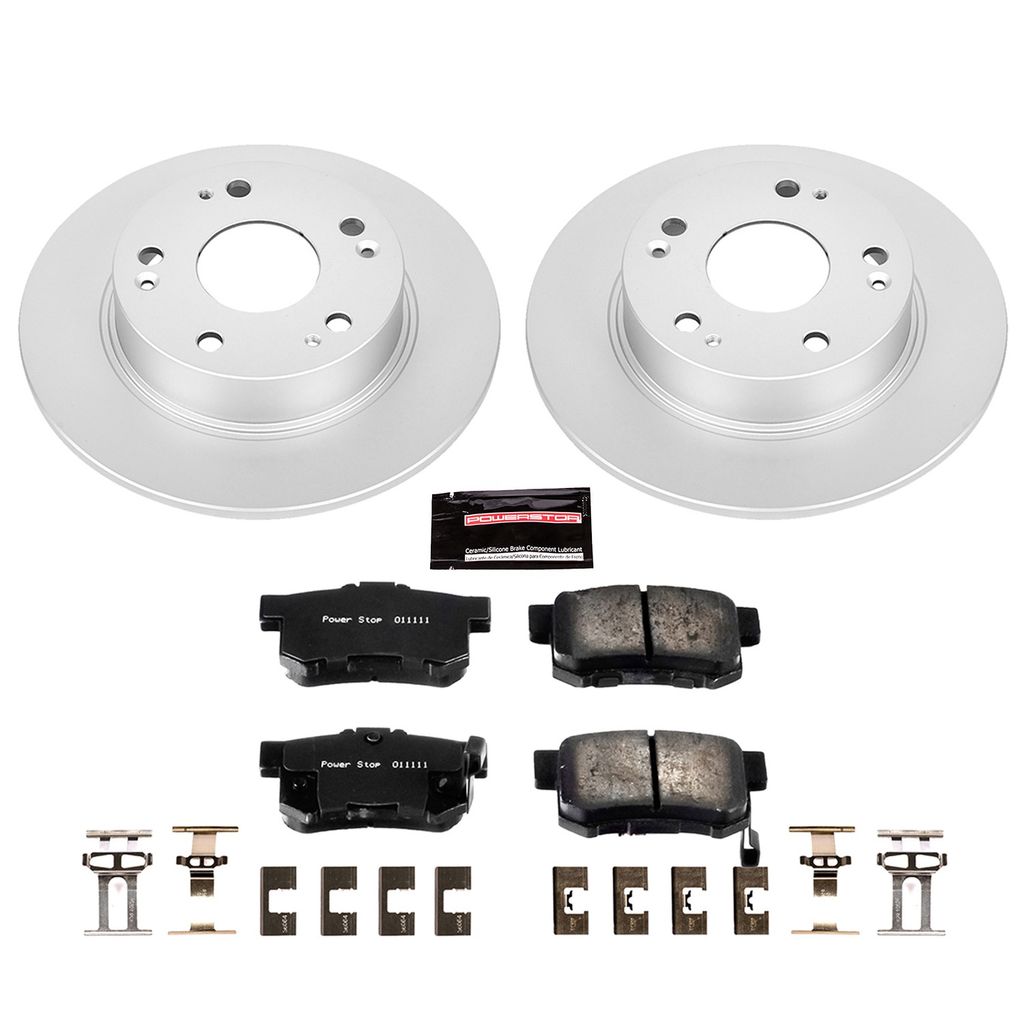 Z17 Geomet Coated Rotor and Low Dust Brake Pad Kit